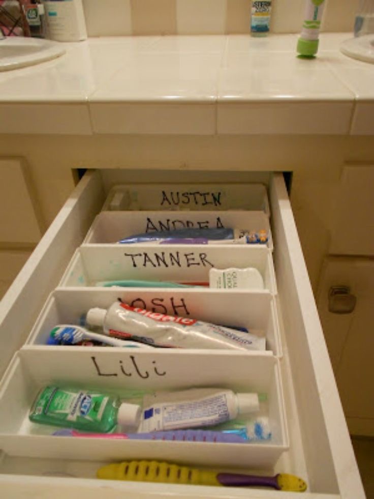 bathroom organization ideas